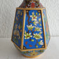 Chinese 20thC. Hexagonal Cloisonne Flower Panels Gilt Bronze Vase Mollaris.com 