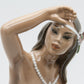 DAHL JENSEN Decorated Porcelain Hawaiian Girl Figurine # 1268 Mollaris.com 