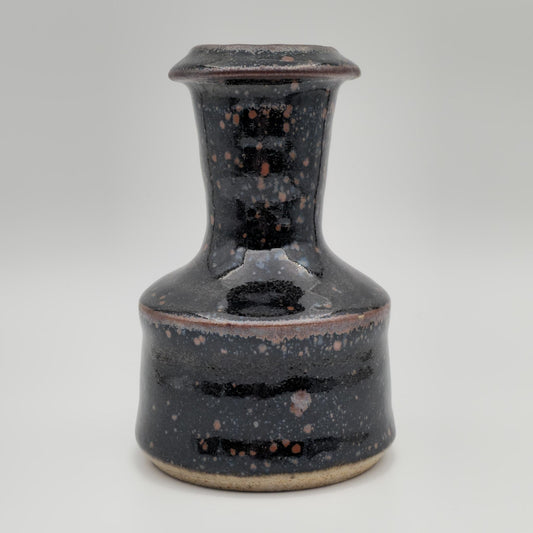 DAVID LEACH Lowerdown Pottery Studio Tenmoku Glazed Ceramic Vase Mollaris.com 