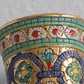 DERUTA Gialletti Small Byzantine Mosaic Floral Vase Mollaris.com 