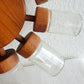 DIGSMED Danish Teak Spice Rack Wheel with 12 Glass Jars Mollaris.com 