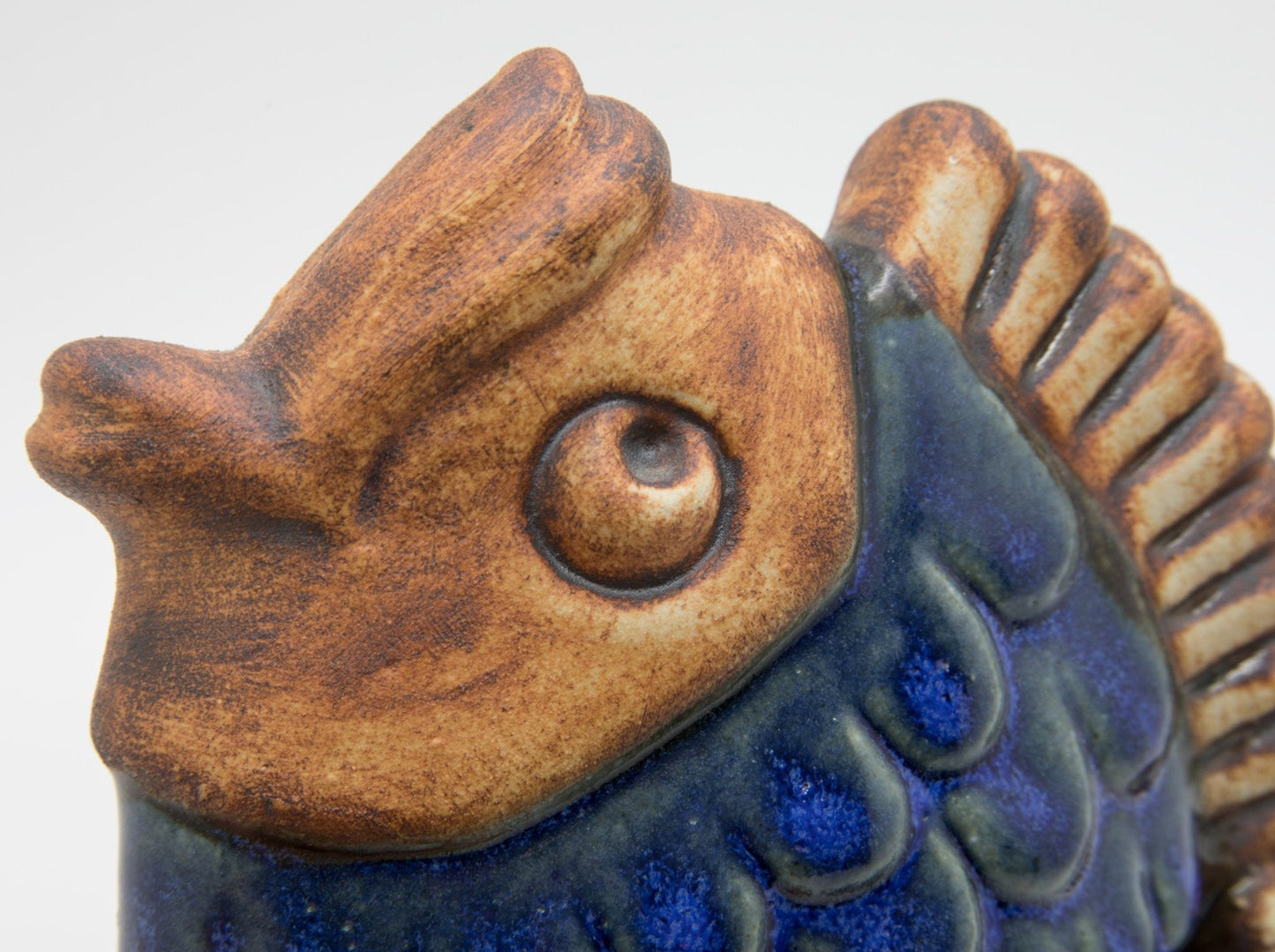 EGO STENGODS Stoneware Fish Figurine Mollaris.com 