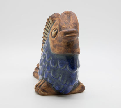 EGO STENGODS Stoneware Fish Figurine Mollaris.com 