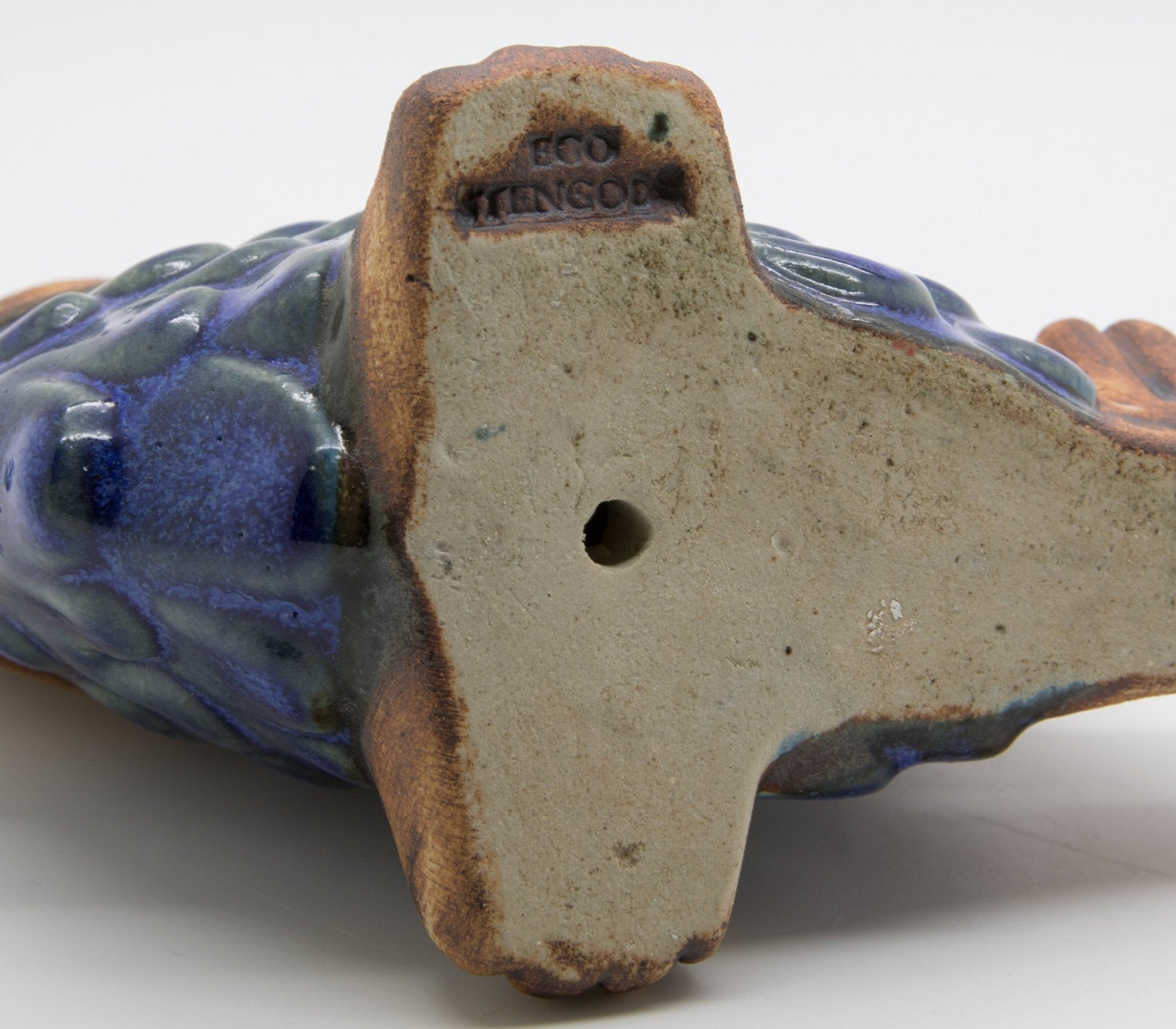 EGO STENGODS Stoneware Fish Figurine Mollaris.com 