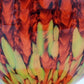 FRANZ WELZ Art Deco Stripes and Spots Glass Compote Mollaris.com 