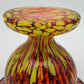 FRANZ WELZ Art Deco Stripes and Spots Glass Compote Mollaris.com 
