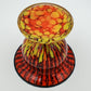FRANZ WELZ Art Deco Stripes and Spots Glass Compote Mollaris.com 