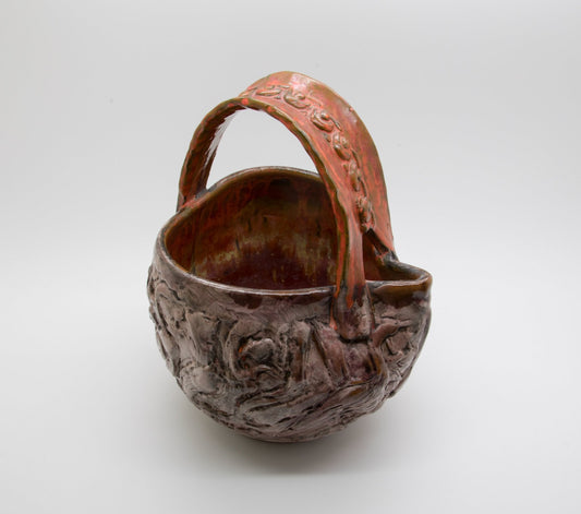 FRATELLI FANCIULLACCI Ceramic Basket Vase Mollaris.com 