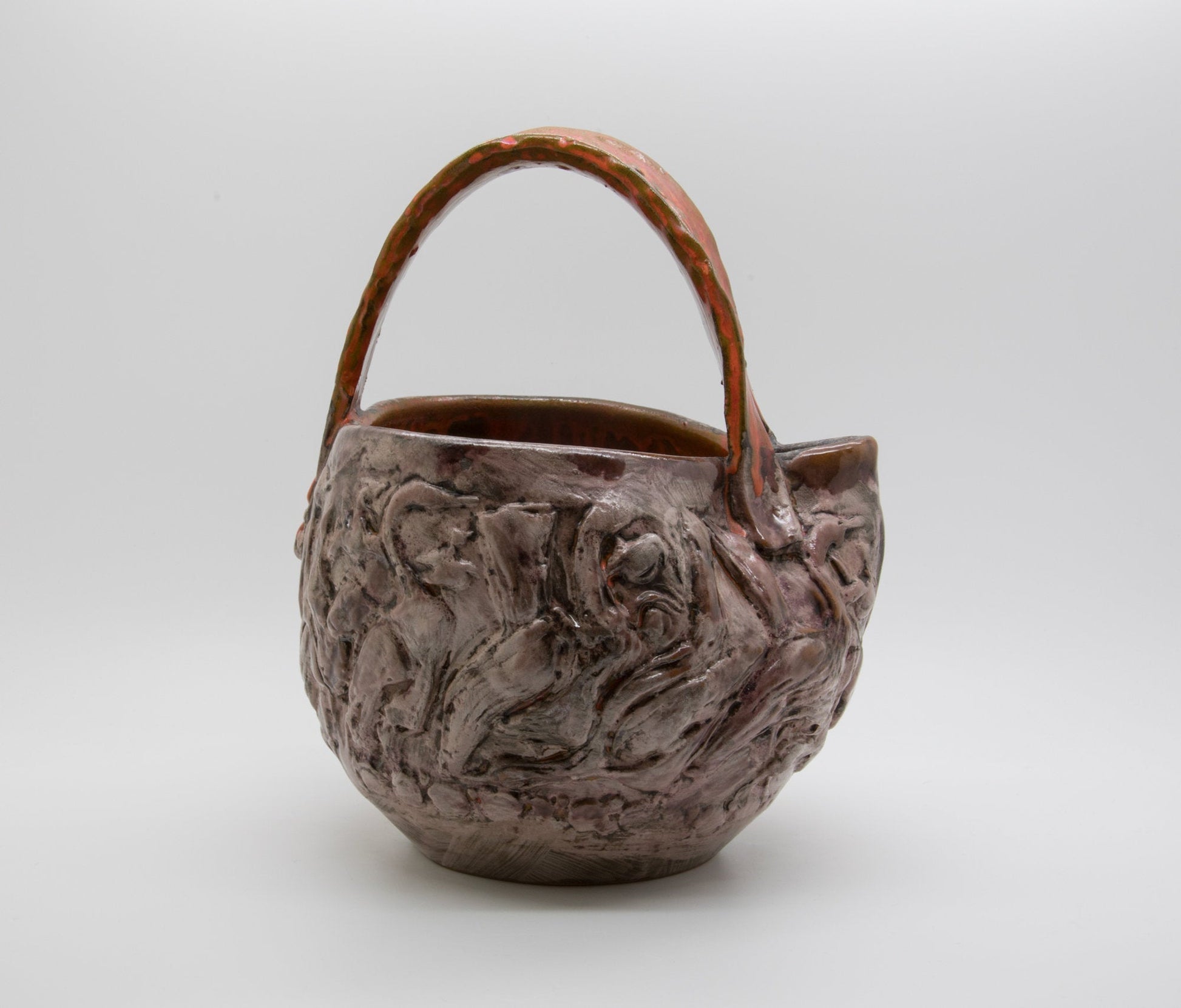 FRATELLI FANCIULLACCI Ceramic Basket Vase Mollaris.com 