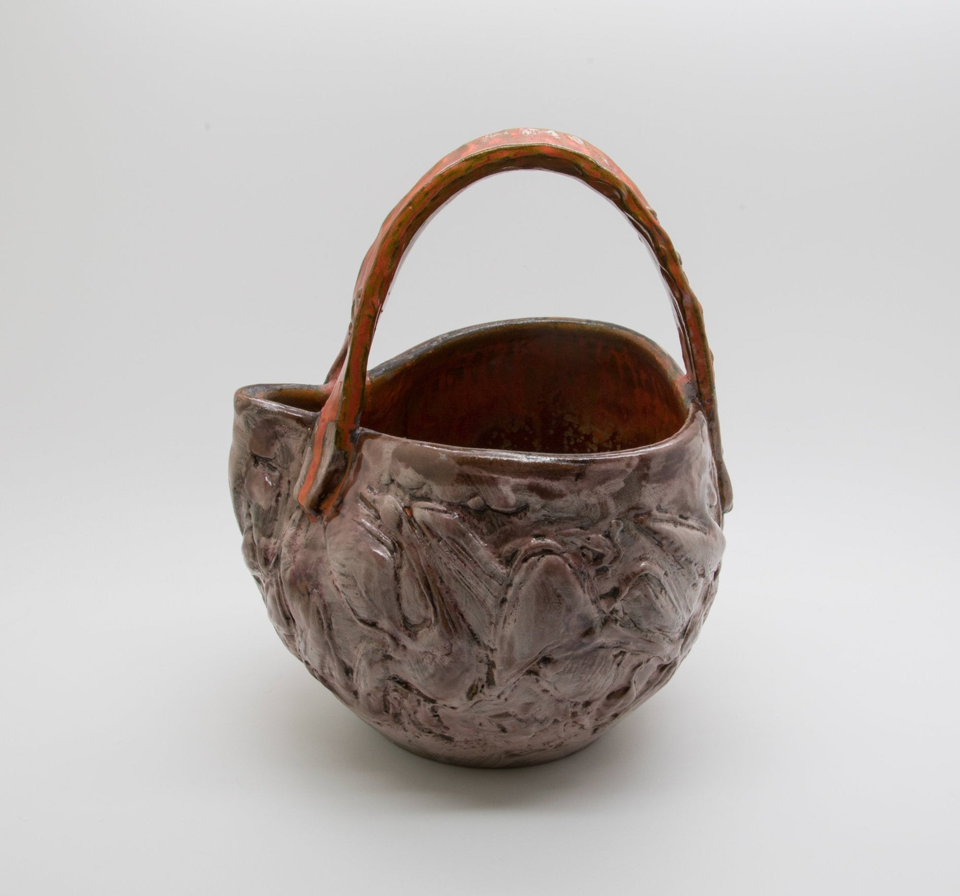 FRATELLI FANCIULLACCI Ceramic Basket Vase Mollaris.com 