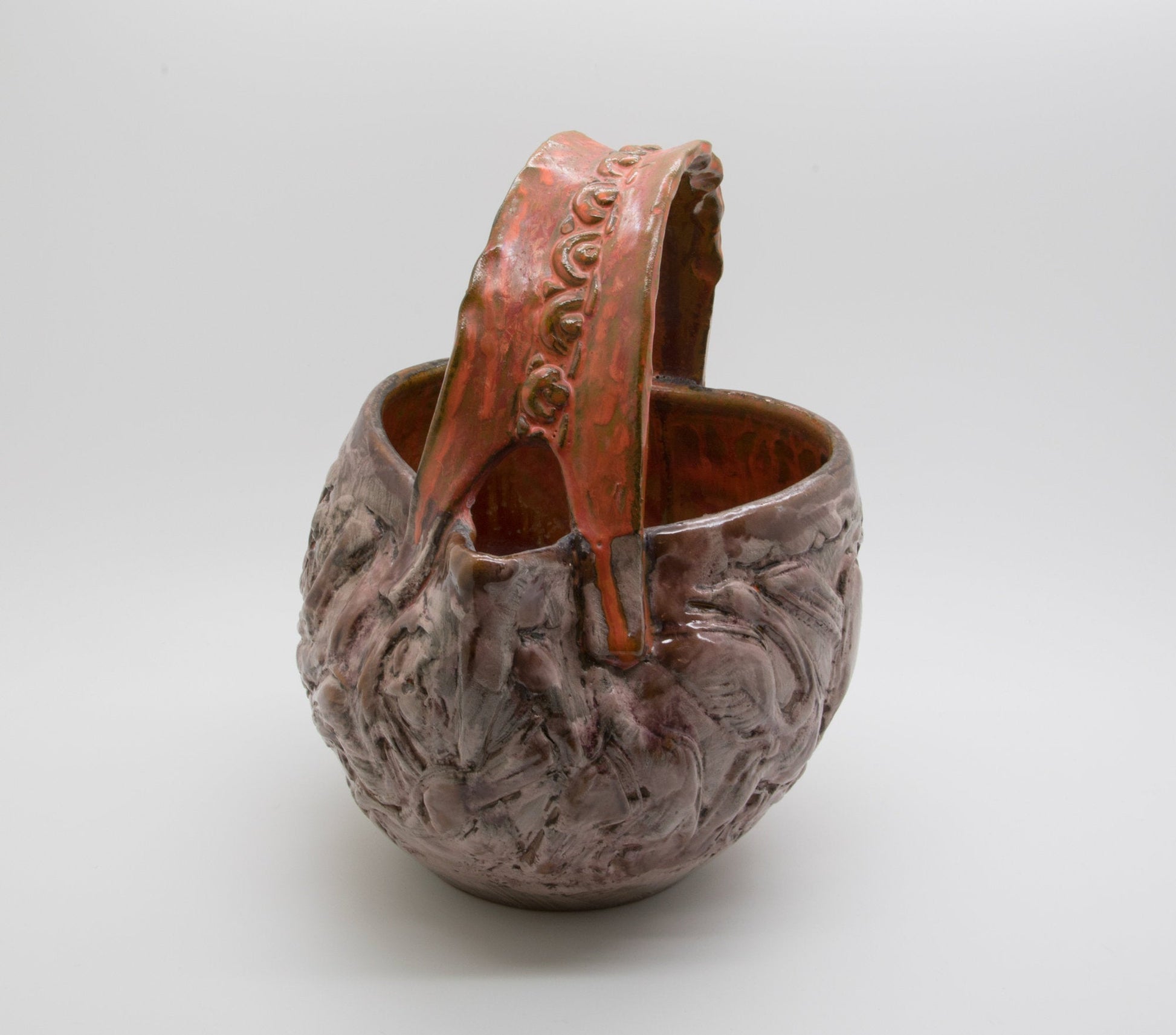 FRATELLI FANCIULLACCI Ceramic Basket Vase Mollaris.com 
