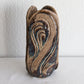 FRIDTJOF SEJERSEN Sejer Keramik Triangular Shaped Brown Glazed Unique Stoneware Vase Mollaris.com 