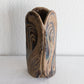 FRIDTJOF SEJERSEN Sejer Keramik Triangular Shaped Brown Glazed Unique Stoneware Vase Mollaris.com 