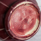 Faiencerie Thulin BELGIUM Art Nouveau Red & White Drip Glaze Ceramic Floor Vase Mollaris.com 