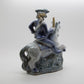 GERTRUD KUDIELKA L. Hjorth Decorated Rider on Horse Ceramic Sculpture Mollaris.com 