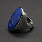 GIFA Modernist Lapis Lazuli Solid Sterling Silver (925S) Ring Mollaris.com 