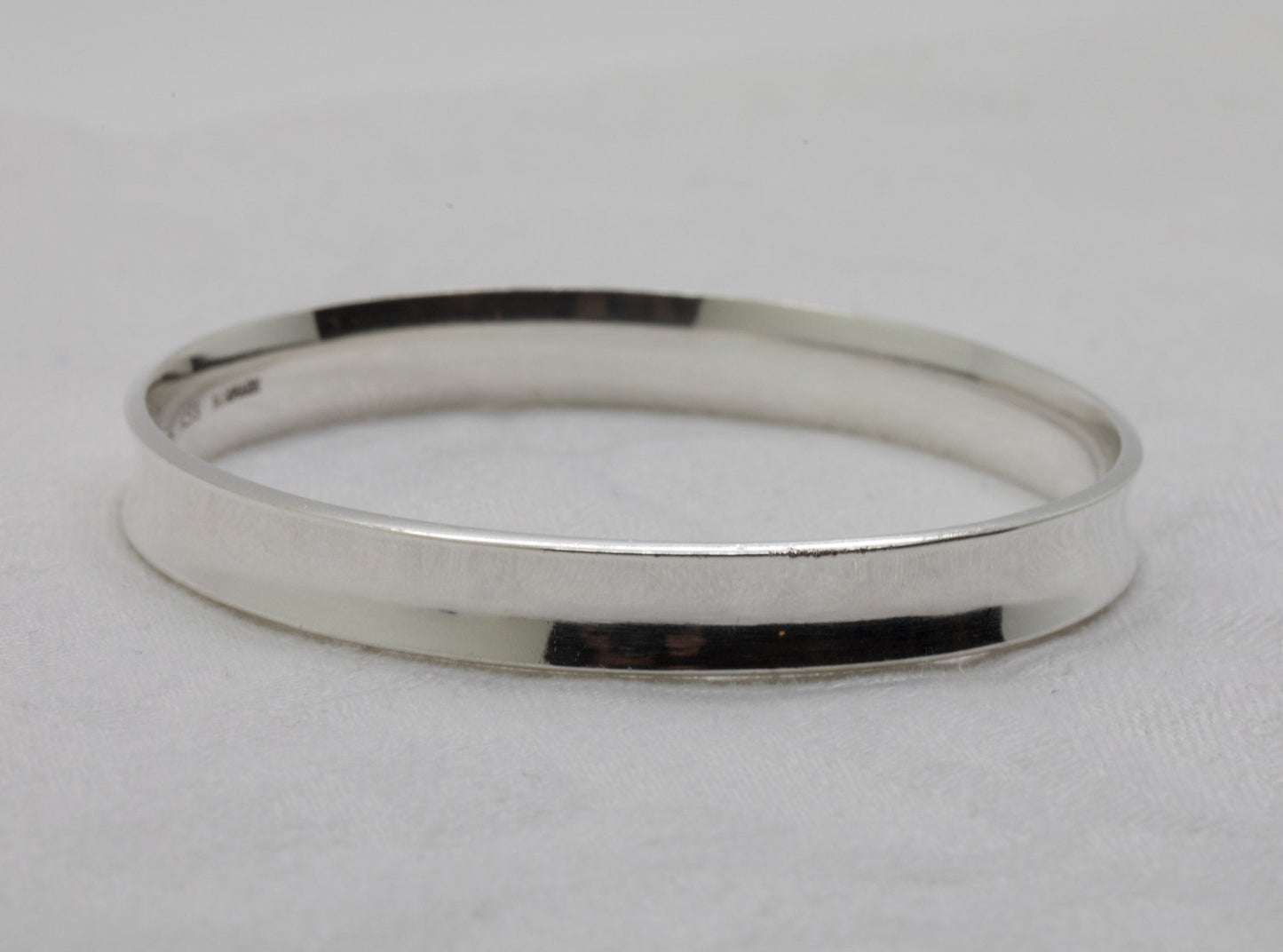 HANS HANSEN Modernist Solid Sterling Silver (925S) #240 Bracelet Bangle Mollaris.com 