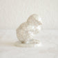 HEUBACH White Glazed Craquelure Porcelain Chick Figurine Mollaris.com 