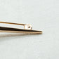 JENS J. AAGAARD Modernist 8K Solid Gold Brooch Pin (333) Mollaris.com 