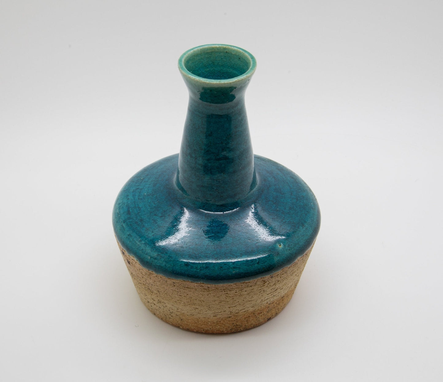 JOHANNES ANDERSEN Blue Glazed Stoneware Vase Mollaris.com 
