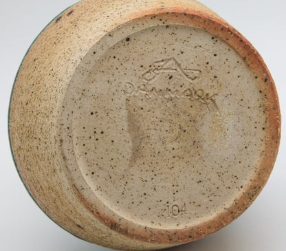 JOHANNES ANDERSEN Blue Glazed Stoneware Vase Mollaris.com 