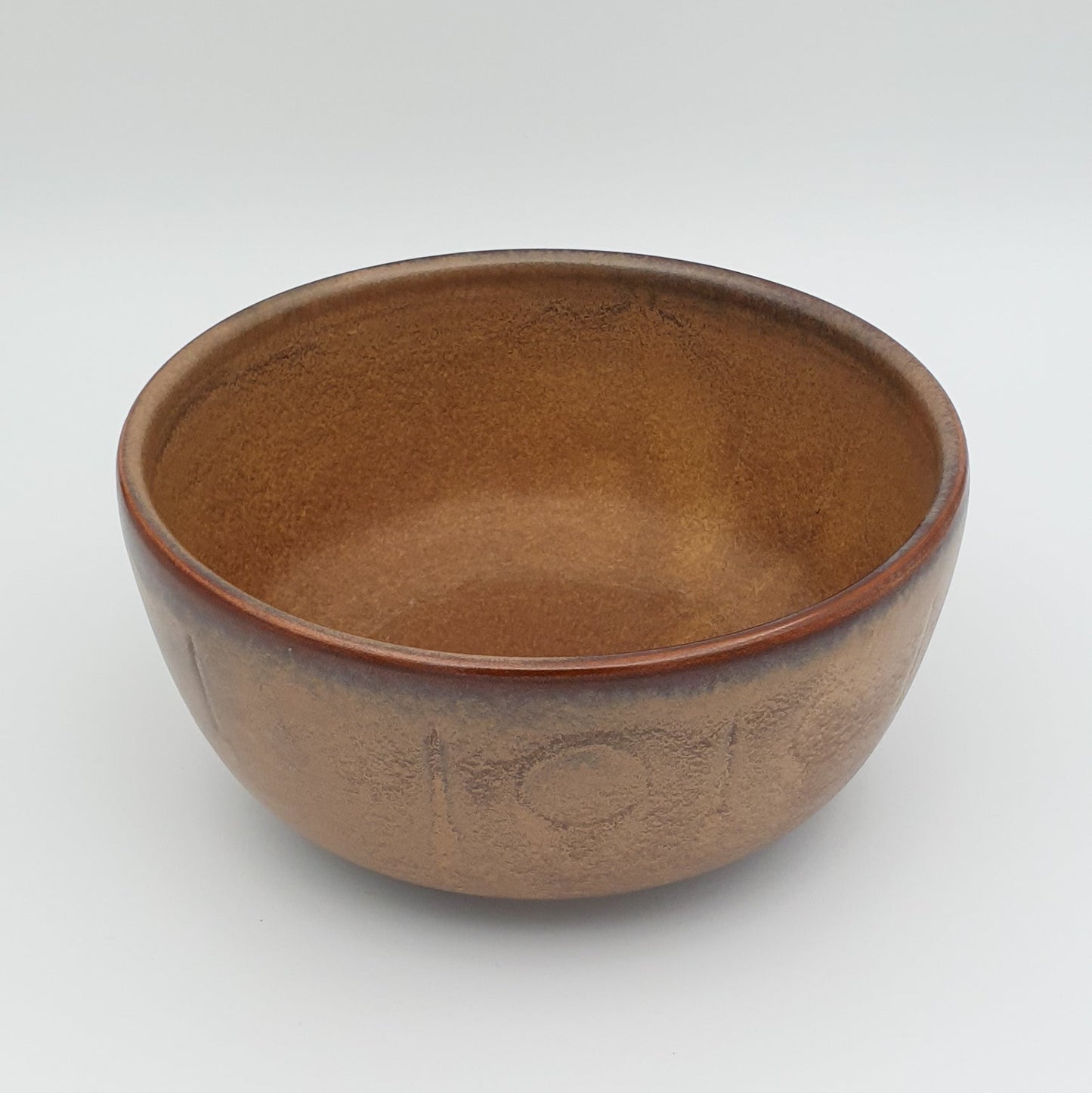 KALUNDBORG KERAMIK Brown Glazed Stoneware Bowl Mollaris.com 
