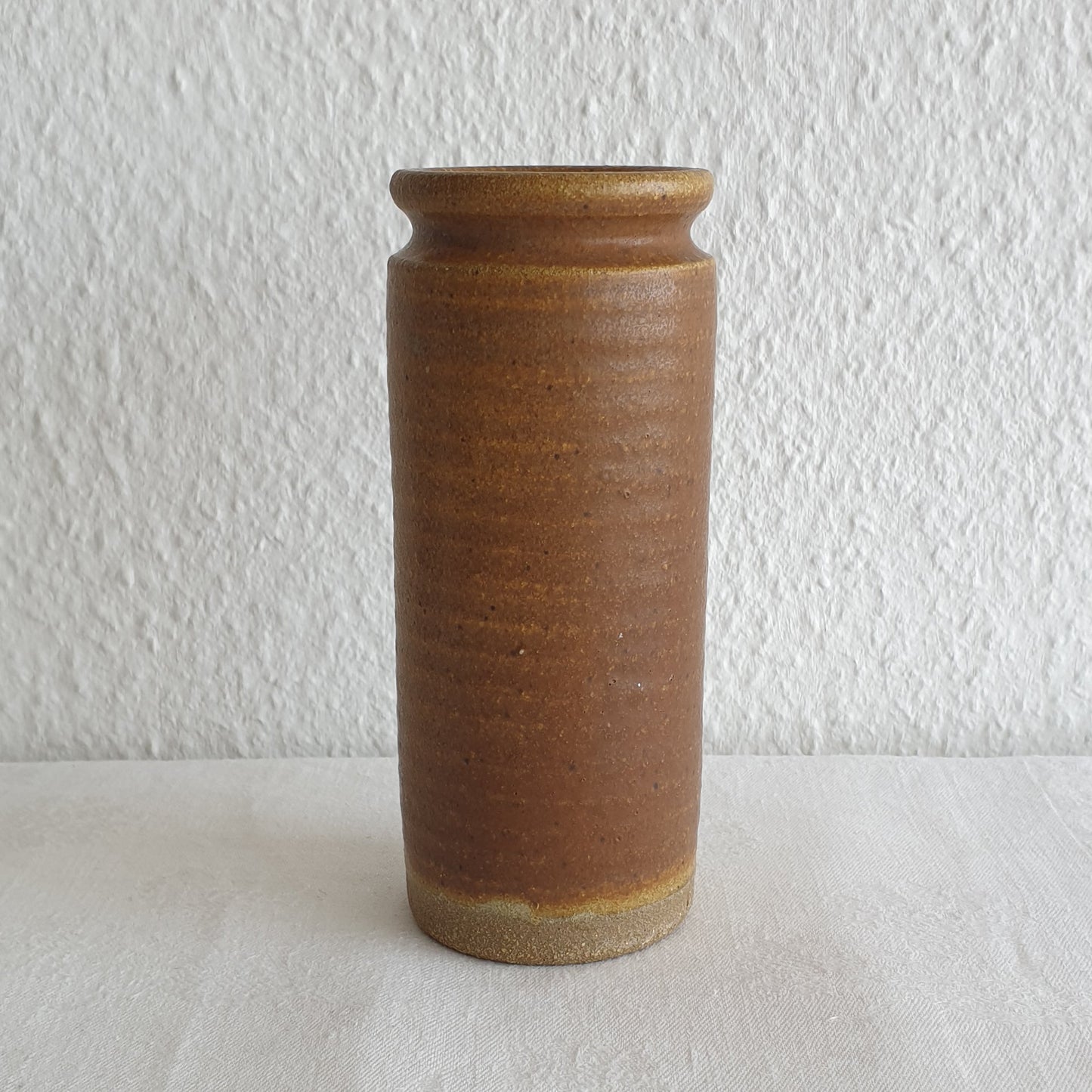 KALUNDBORG KERAMIK Brown Stoneware Vase Mollaris.com 