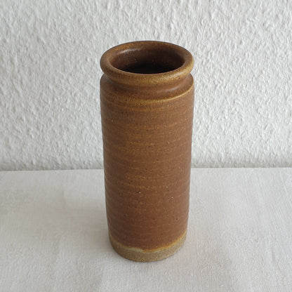 KALUNDBORG KERAMIK Brown Stoneware Vase Mollaris.com 