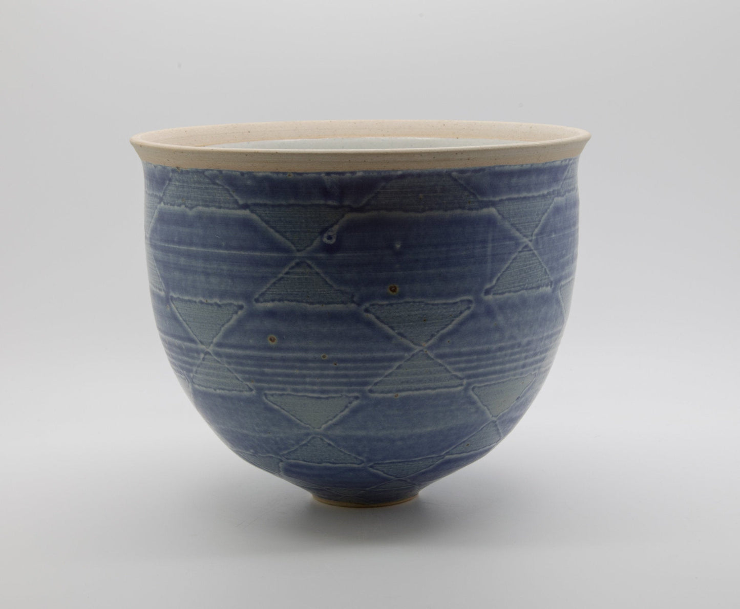KAY CHRISTENSEN & WINNIE ANDERSEN Studio Contemporary Blue Glazed Vase Mollaris.com 
