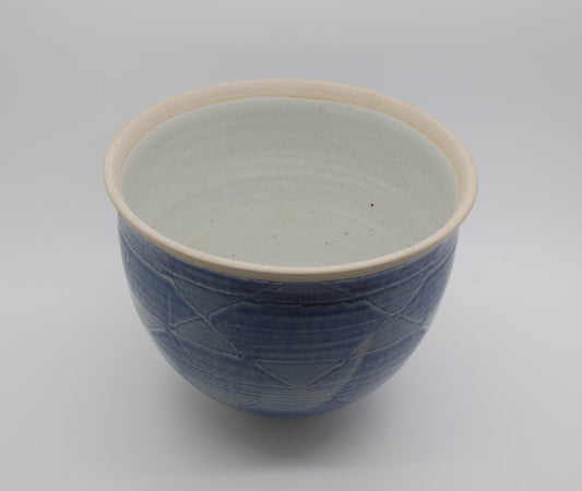 KAY CHRISTENSEN & WINNIE ANDERSEN Studio Contemporary Blue Glazed Vase Mollaris.com 