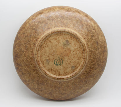 KNABSTRUP Brown Glazed Scales Stoneware Bowl Mollaris.com 