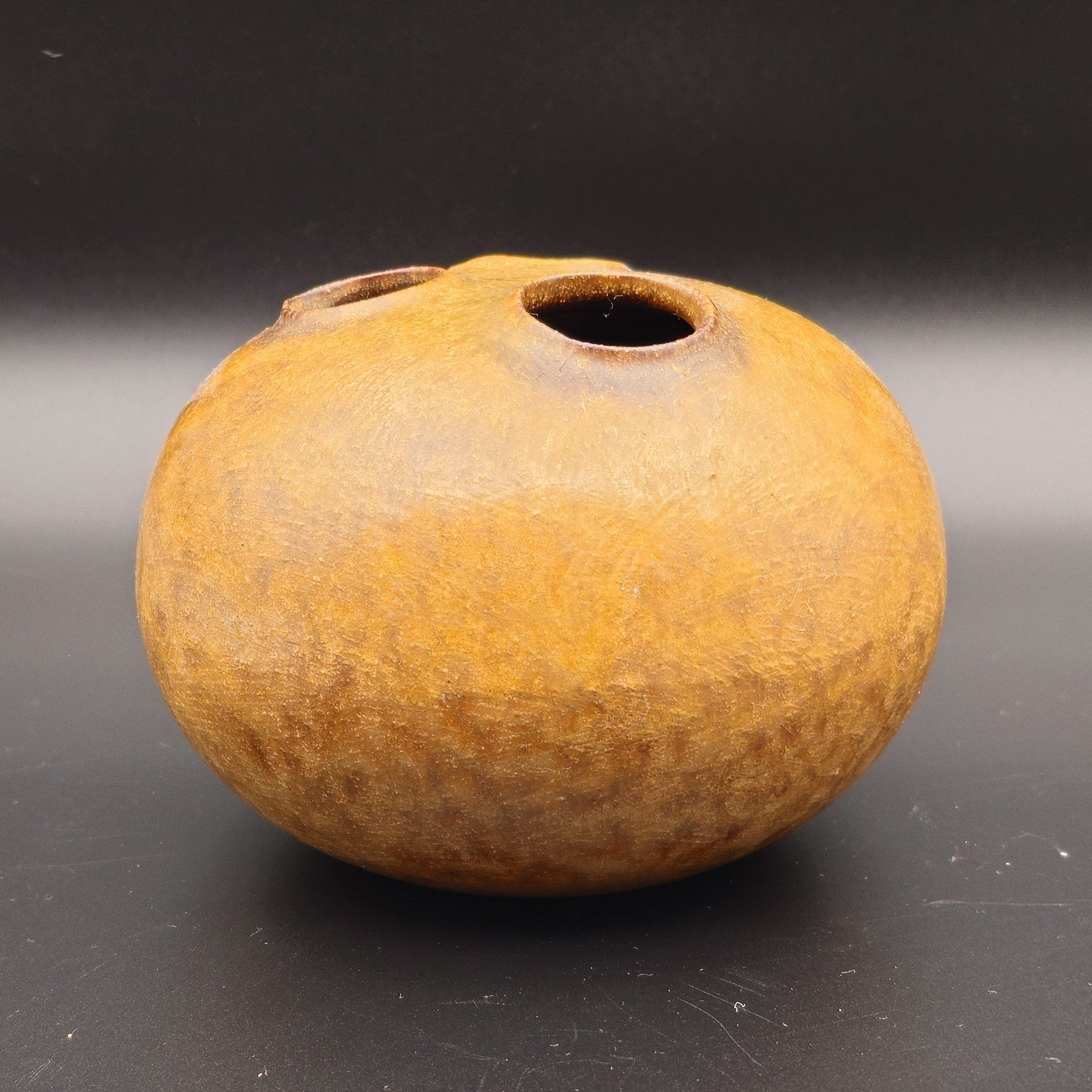KNABSTRUP Brown Glazed Scales Stoneware Vase Mollaris.com 