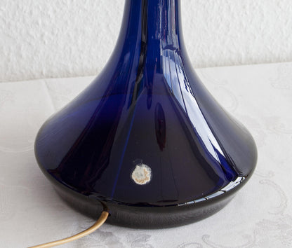 LISBETH BRAMS Kastrup Holmegaard BRAMS 1 Blue Glass Table Lamp Mollaris.com 