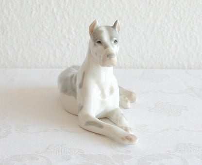 LOMONOSOV Great Dane Porcelain Sculpture Mollaris.com 
