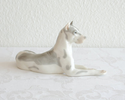 LOMONOSOV Great Dane Porcelain Sculpture Mollaris.com 