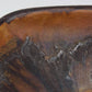 MARCELLO FANTONI Orange Brown Glazed Stoneware Tray Bowl Mollaris.com 