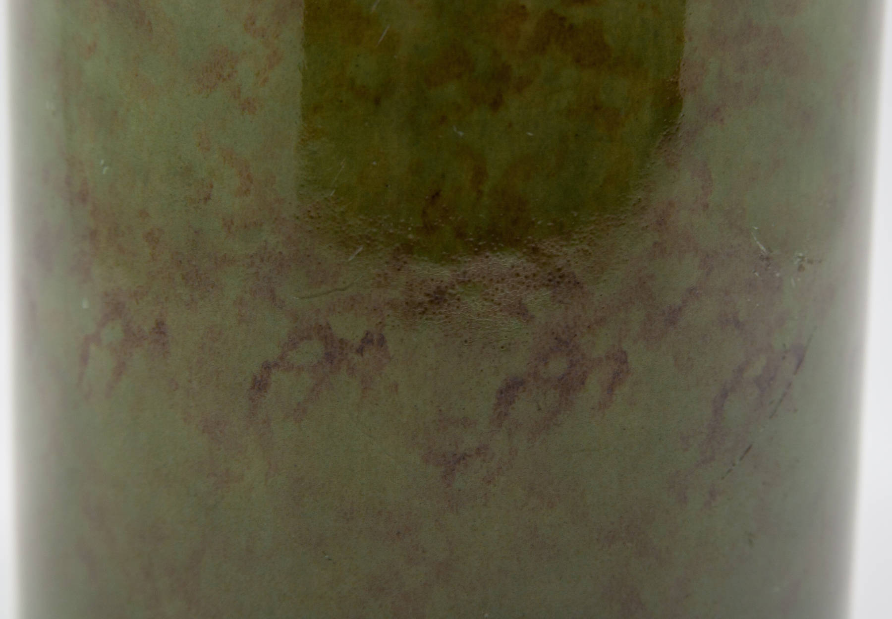 MARIANNE STARCK / MICHAEL ANDERSEN Green Glazed Stoneware Vase Mollaris.com 