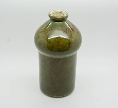 MARIANNE STARCK / MICHAEL ANDERSEN Green Glazed Stoneware Vase Mollaris.com 
