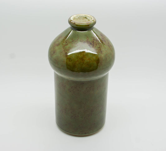 MARIANNE STARCK / MICHAEL ANDERSEN Green Glazed Stoneware Vase Mollaris.com 