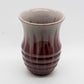 MICHAEL ANDERSEN Art Nouveau Free Flow Red White Glazed Ribbed Stoneware Vase Mollaris.com 