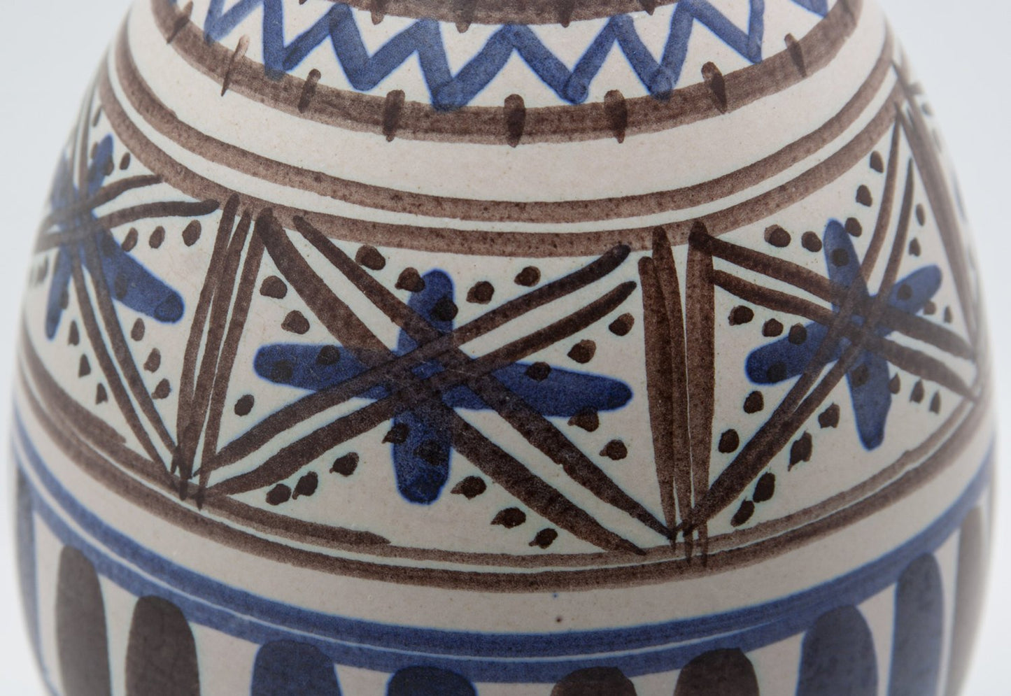 MICHAEL ANDERSEN Large Abstract Decorated Ceramic Vase Mollaris.com 
