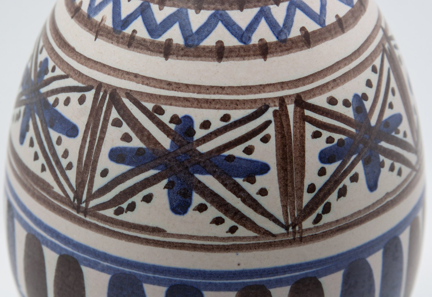 MICHAEL ANDERSEN Large Abstract Decorated Ceramic Vase Mollaris.com 