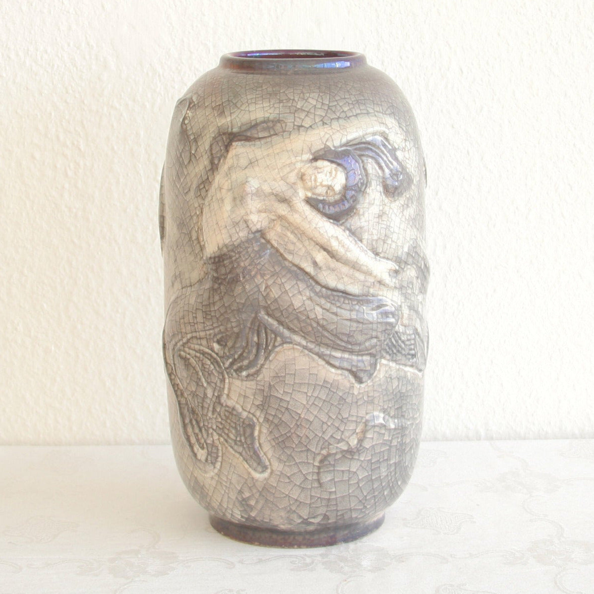 MICHAEL ANDERSEN Large Persia Glazed Dancing Women Ceramic Floor Vase Mollaris.com 