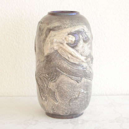 MICHAEL ANDERSEN Large Persia Glazed Dancing Women Ceramic Floor Vase Mollaris.com 