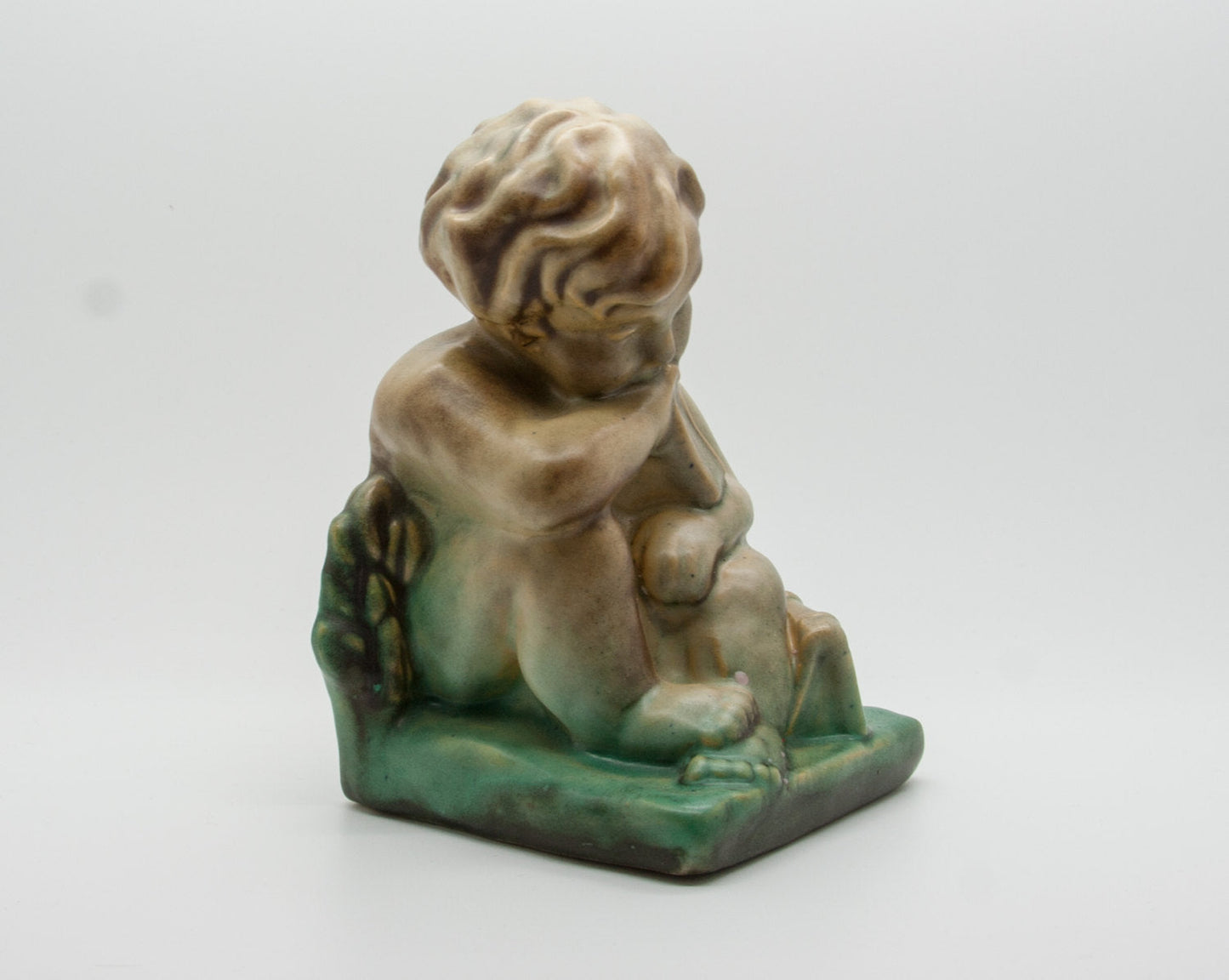 MICHAEL ANDERSEN Putto Ceramic Bookend Mollaris.com 