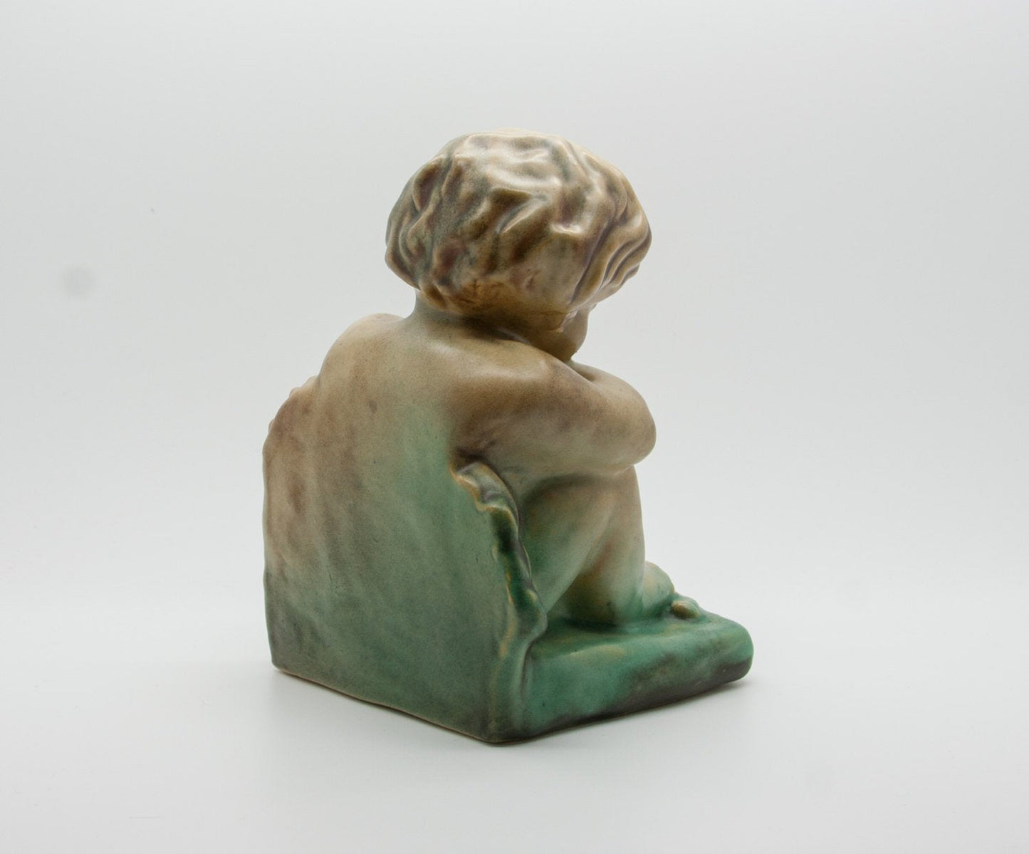 MICHAEL ANDERSEN Putto Ceramic Bookend Mollaris.com 