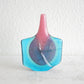 MICHAEL HARRIS Mdina Studio Sommerso Axe Head Fish Glass Vase Mollaris.com 