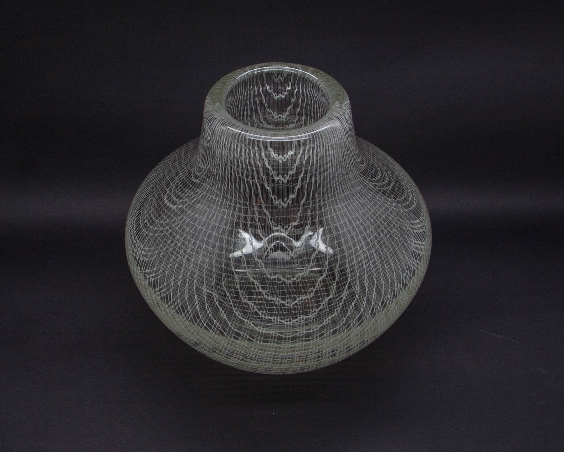 MILOS PULPITEL / RUDOLF SCHWEDLER Harrach Studio HARRTIL White Lattice Glass Vase Mollaris.com 