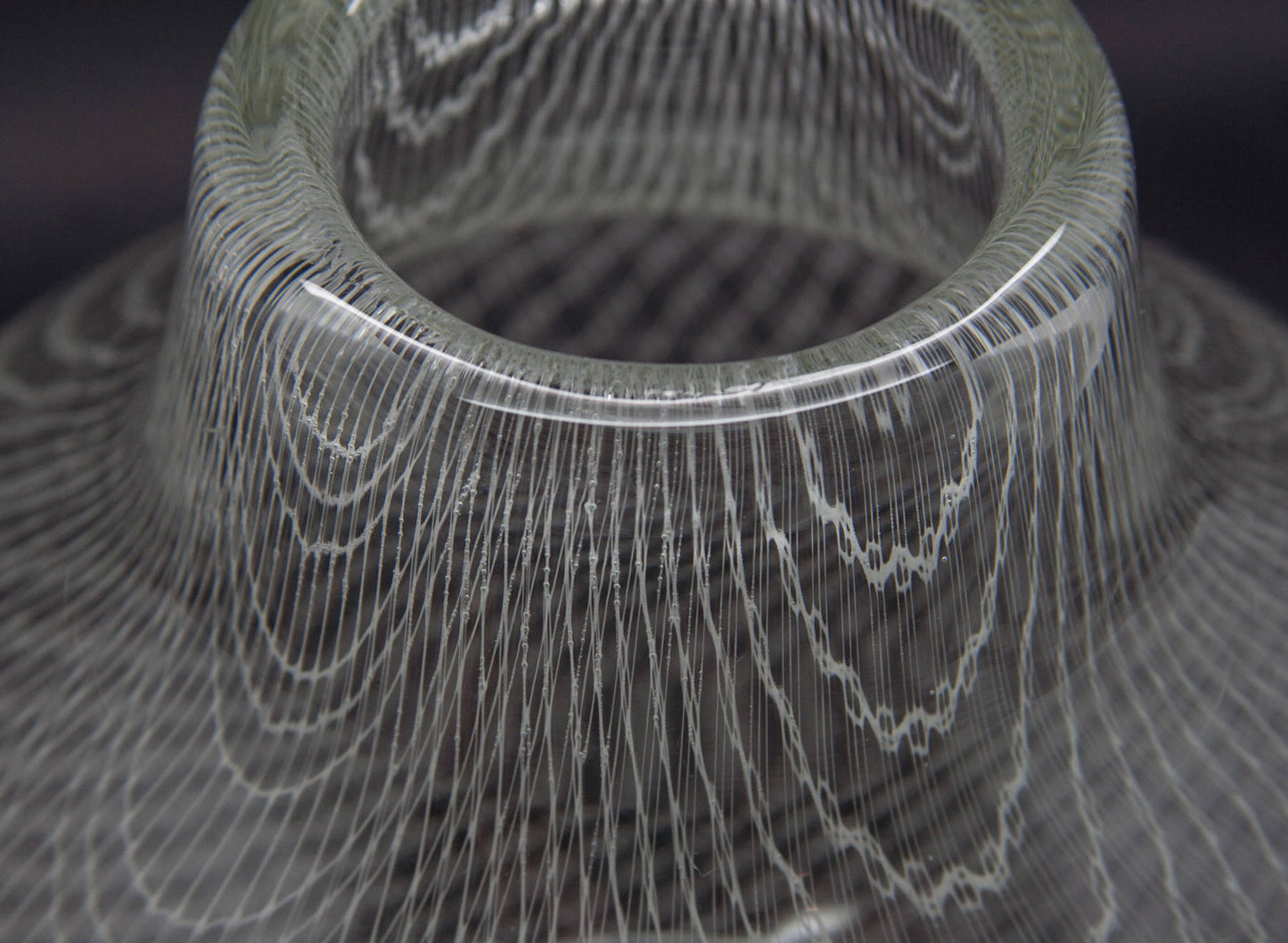 MILOS PULPITEL / RUDOLF SCHWEDLER Harrach Studio HARRTIL White Lattice Glass Vase Mollaris.com 