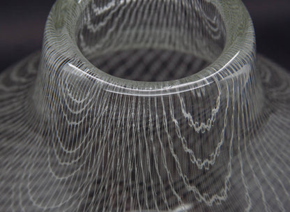 MILOS PULPITEL / RUDOLF SCHWEDLER Harrach Studio HARRTIL White Lattice Glass Vase Mollaris.com 
